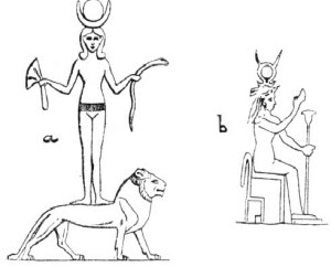 Two Respresentations of Quetesh and Astarte